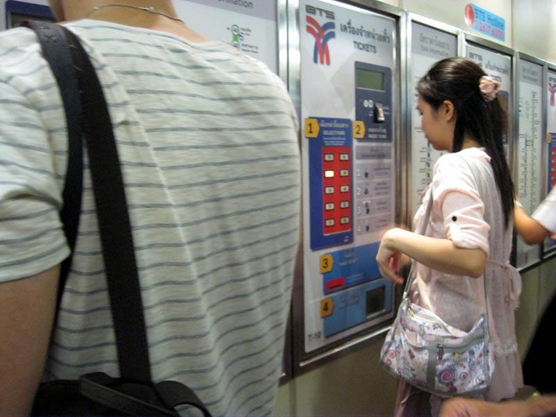 Покупка билетов в метро